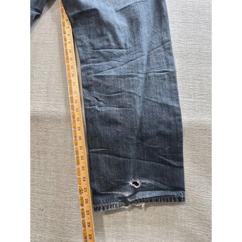 Levis 559 Jeans Mens 40x30 Blue Denim Cotton Relaxed Fit 5 Pockets Straight Leg